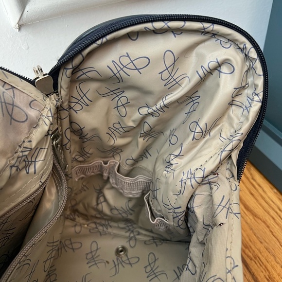 Diane Von Furstenberg Tapestry Print Overnight Travel Cosmetic Bag Vintage - Picture 10 of 10